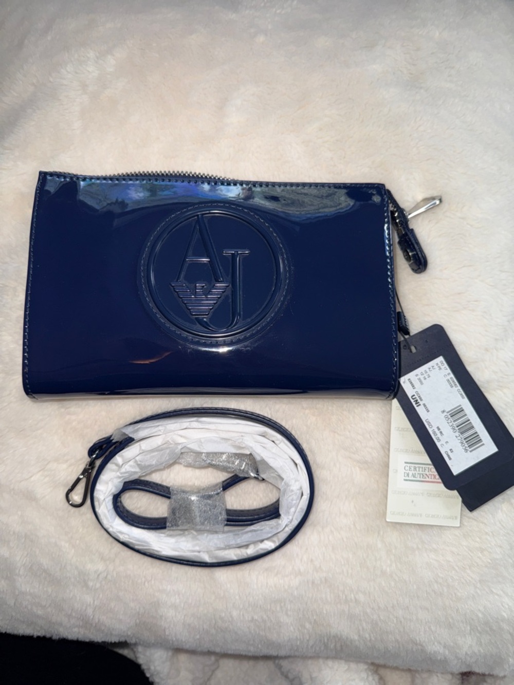 ARMANI JEANS CLUTCH/CROSSBODY PURSE